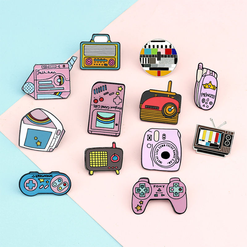 Vintage Game Enamel Pins Colle - Collectible Vintage Brooches reseña y precio