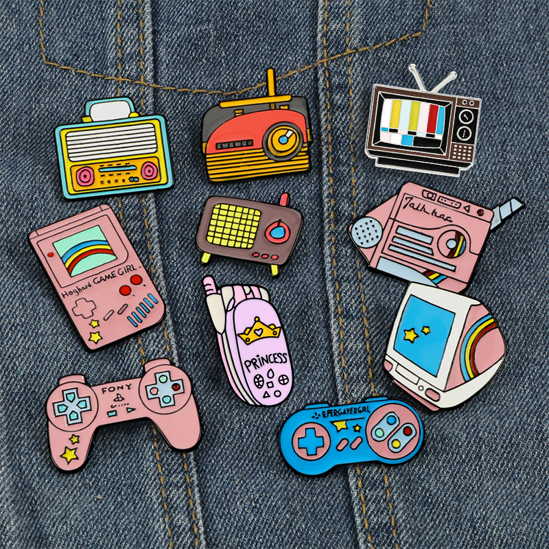 Vintage Game Enamel Pins Colle - Collectible Vintage Brooches reseña y precio