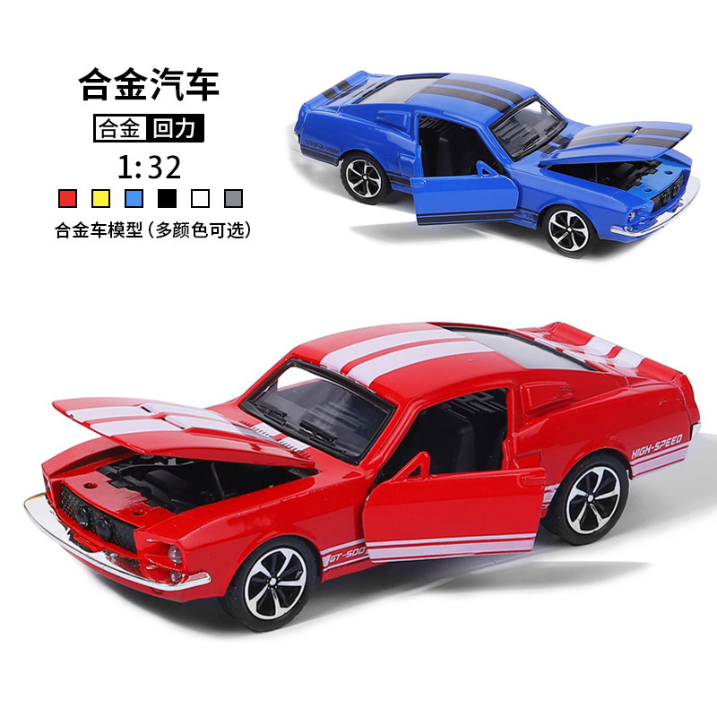 1:32 Diecast Alloy Ford Mustan - Vintage Collectible Model Cars reseña y precio