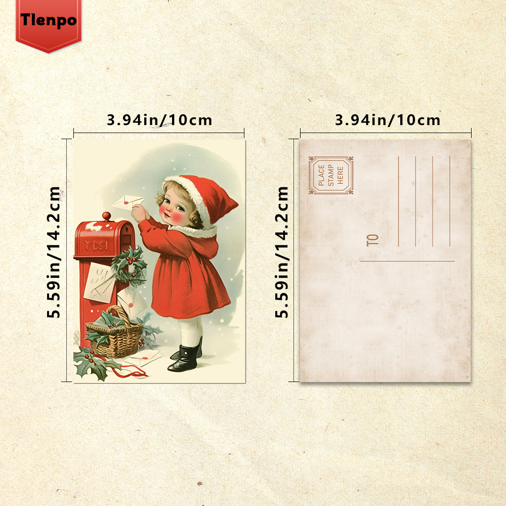32pcs, vintage Christmas postc - Vintage Collectible Santa reseña y precio