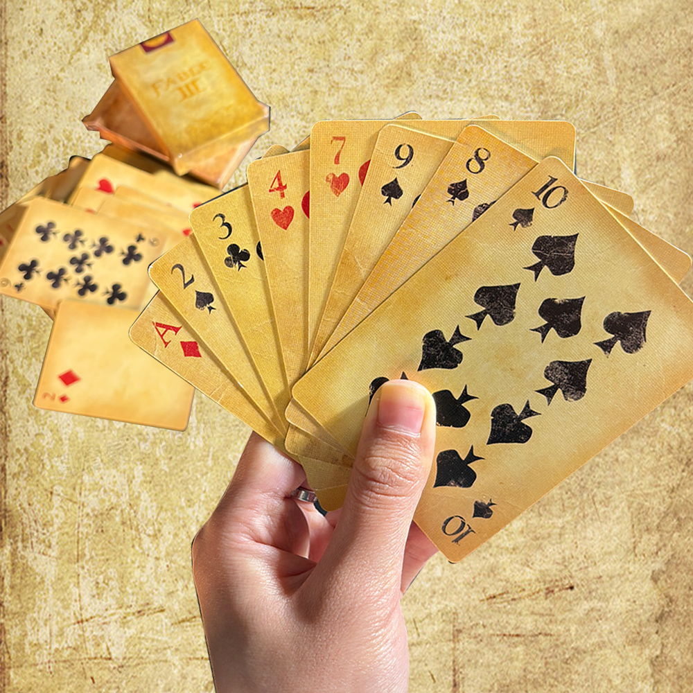 Vintage Distressed Playing Car - Vintage Collectible Cards reseña y precio