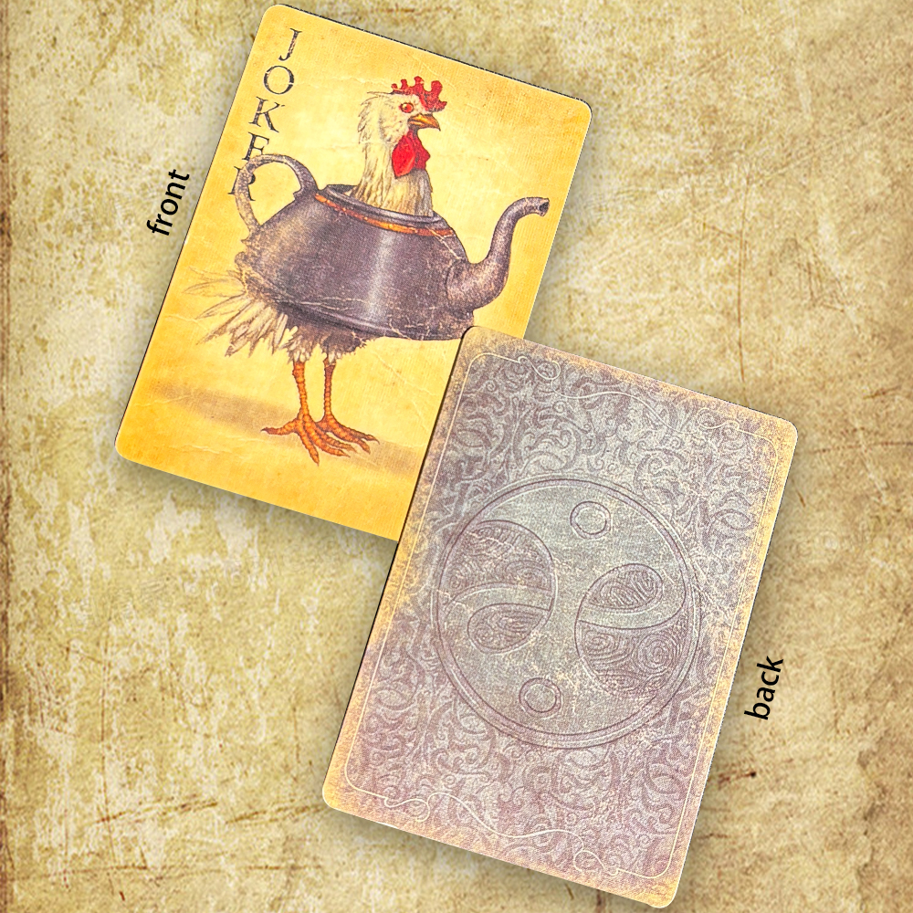 Vintage Distressed Playing Car - Vintage Collectible Cards reseña y precio