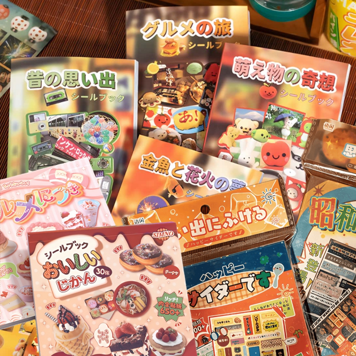 Retro Showa Style Sticker Book - Vintage And Collectible Books reseña y precio