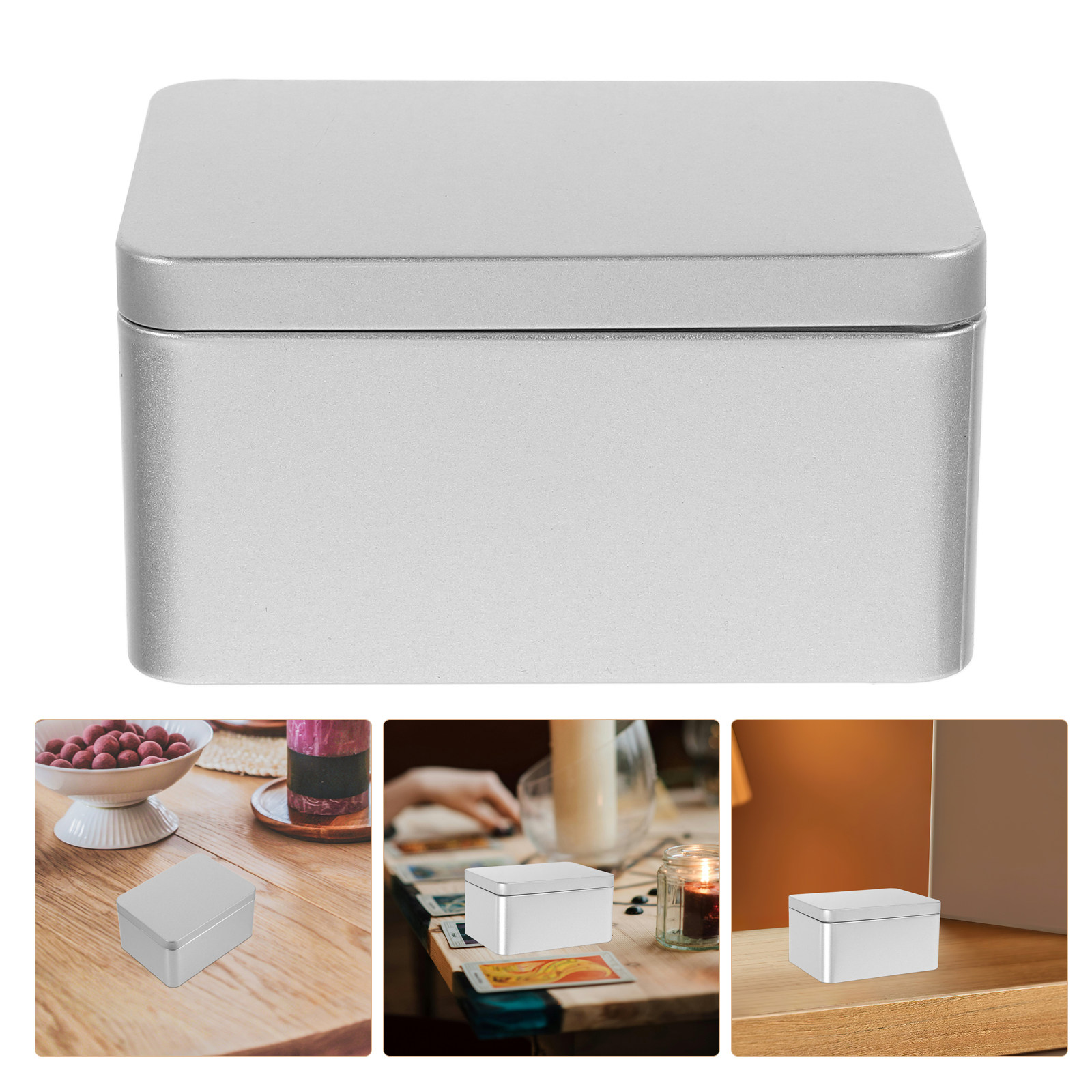 Sturdy Tinplate Storage Box Me - Collectible Vintage Photos reseña y precio